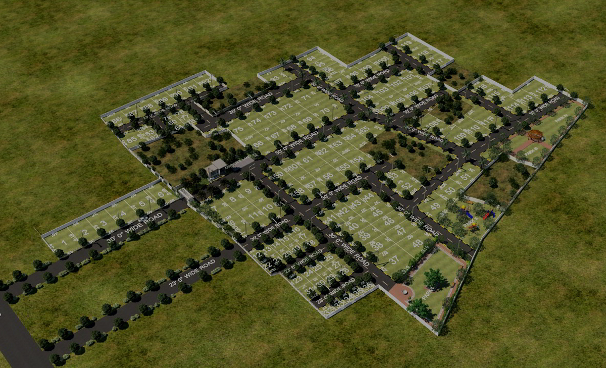 Greenfield Newtown 3D Map in OMR